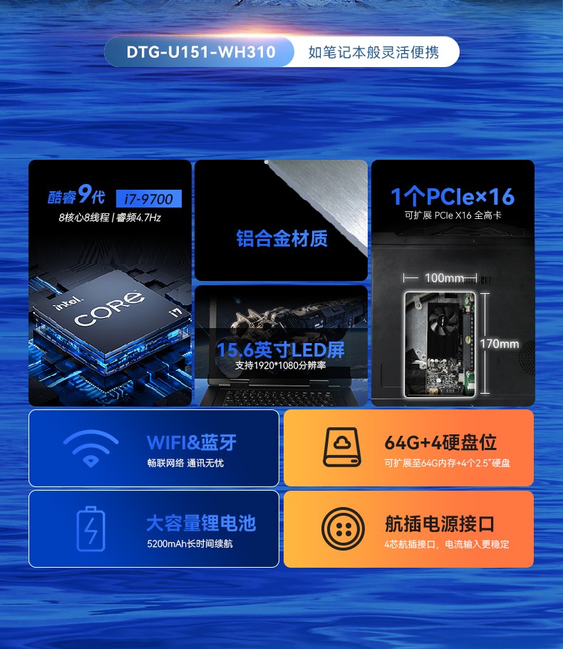 15.6英寸上翻便攜機(jī),酷睿8代加固筆記本電腦,DTG-U151-WH310.jpg