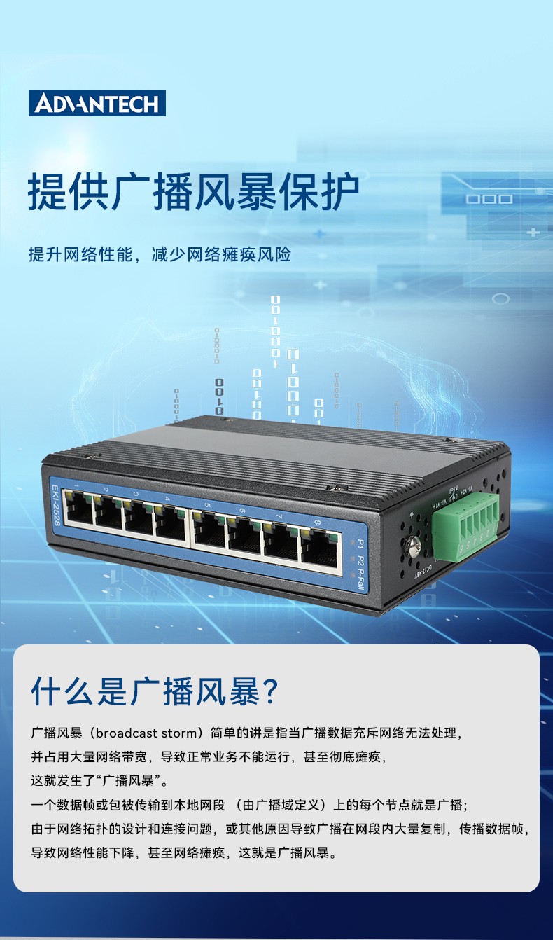 研華寬溫網(wǎng)口交換機,支持DIN導軌壁掛式安裝,EKI-2528-BE.jpg