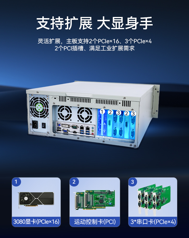 東田4U上架式工控機(jī),x86工業(yè)主機(jī),支持多種操作系統(tǒng),DT-610L-BQ470MA.jpg