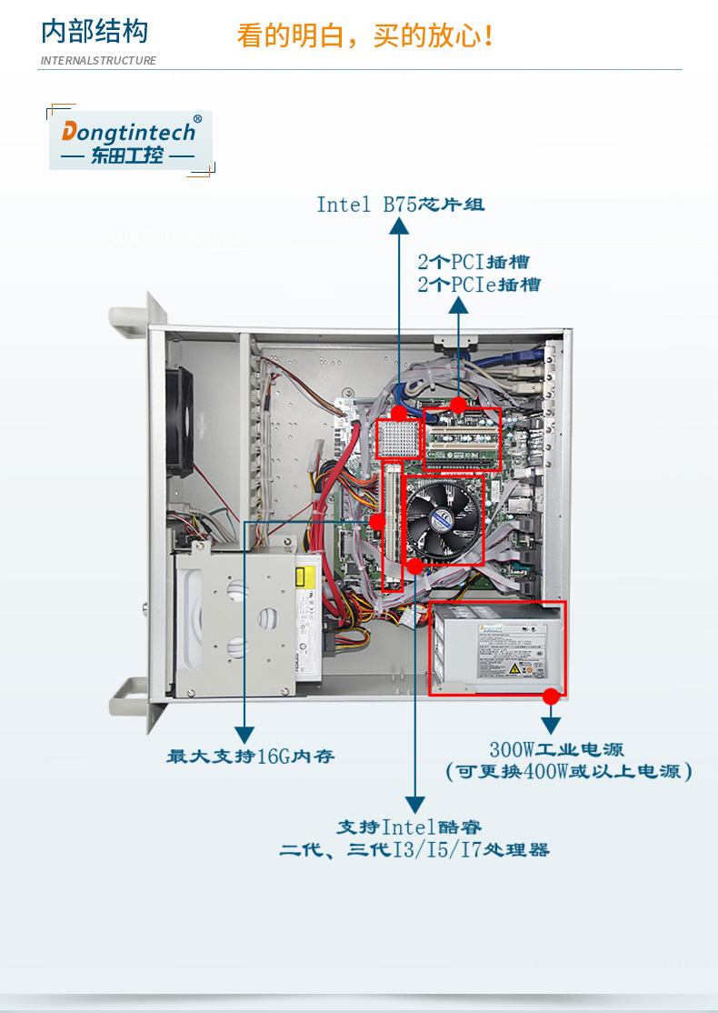 東田4U標準工控機,低功耗14串口工業(yè)電腦,DT-610L-XB75MB.jpg