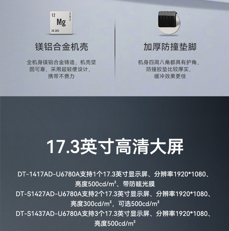 國產(chǎn)化17.3英寸加固便攜機,兆芯cpu便攜工控機,DT-1417AD-U6780A.jpg